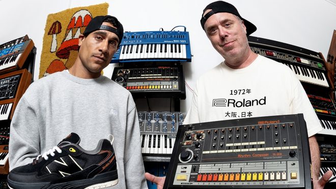 Roland celebra el 808 day con New Balance