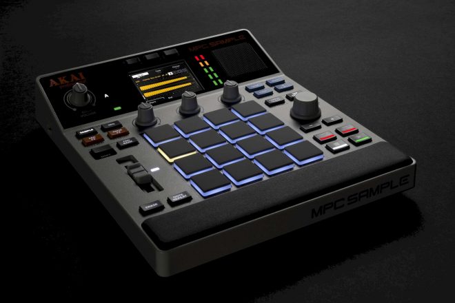 ​Akai presenta MPC Sample, un sampler portátil de 399 euros que recupera el espíritu de la MPC clásica