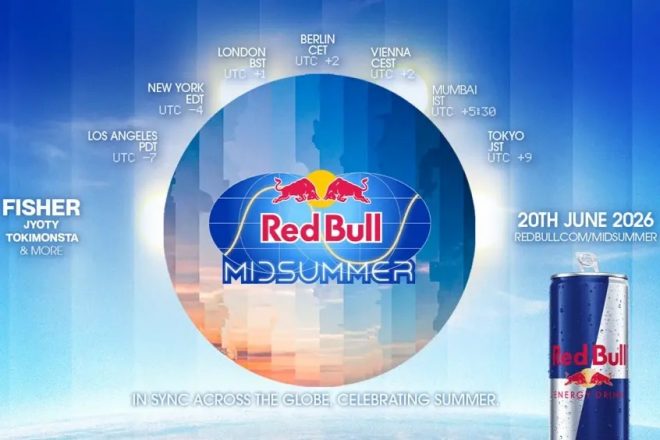Red Bull lanza Midsummer: un evento global sincronizado en siete ciudades el mismo día