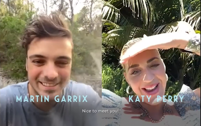 ¿De qué hablan Katy Perry y Martin Garrix?