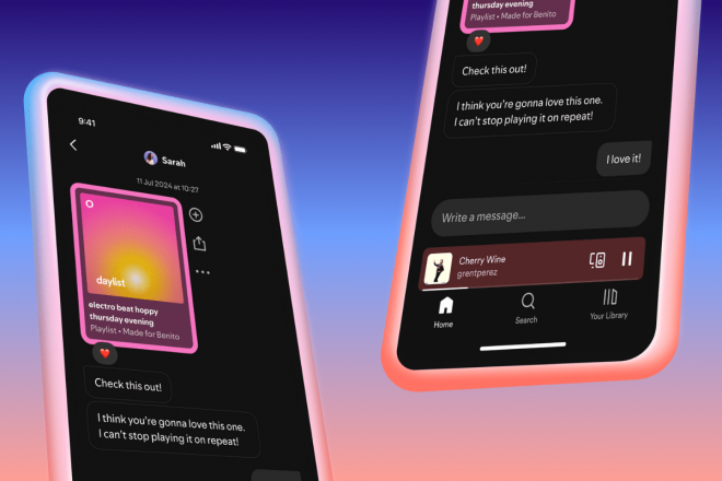 Spotify estrena mensajes directos para chatear y compartir música sin salir de la app