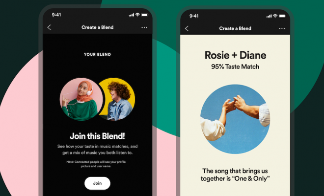 La nueva función "Blend" de Spotify pone a prueba tu compatibilidad musical con tus amigos