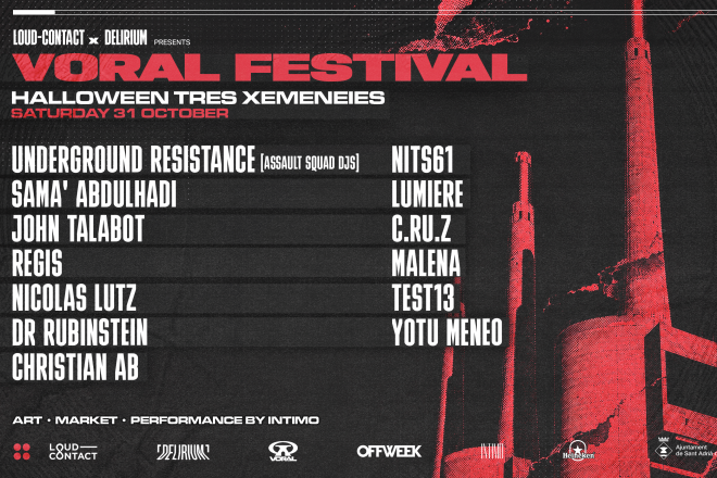 VORAL Festival lleva la electrónica underground a Les Tres Xemeneies este Halloween
