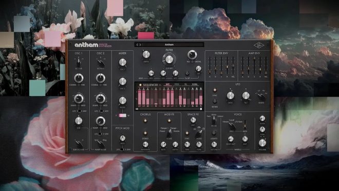 Universal Audio lanza Anthem, un nuevo sintetizador virtual con sabor analógico