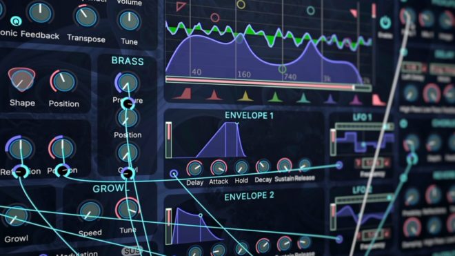 Tracktion ha anunciado el lanzamiento de un nuevo instrumento sintetizador, el Outersect Modeler