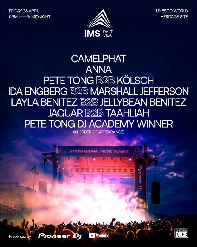 ​International Music Summit (IMS) ha anunciado el regreso de IMS Dalt Vila en el casco antiguo de Ibiza